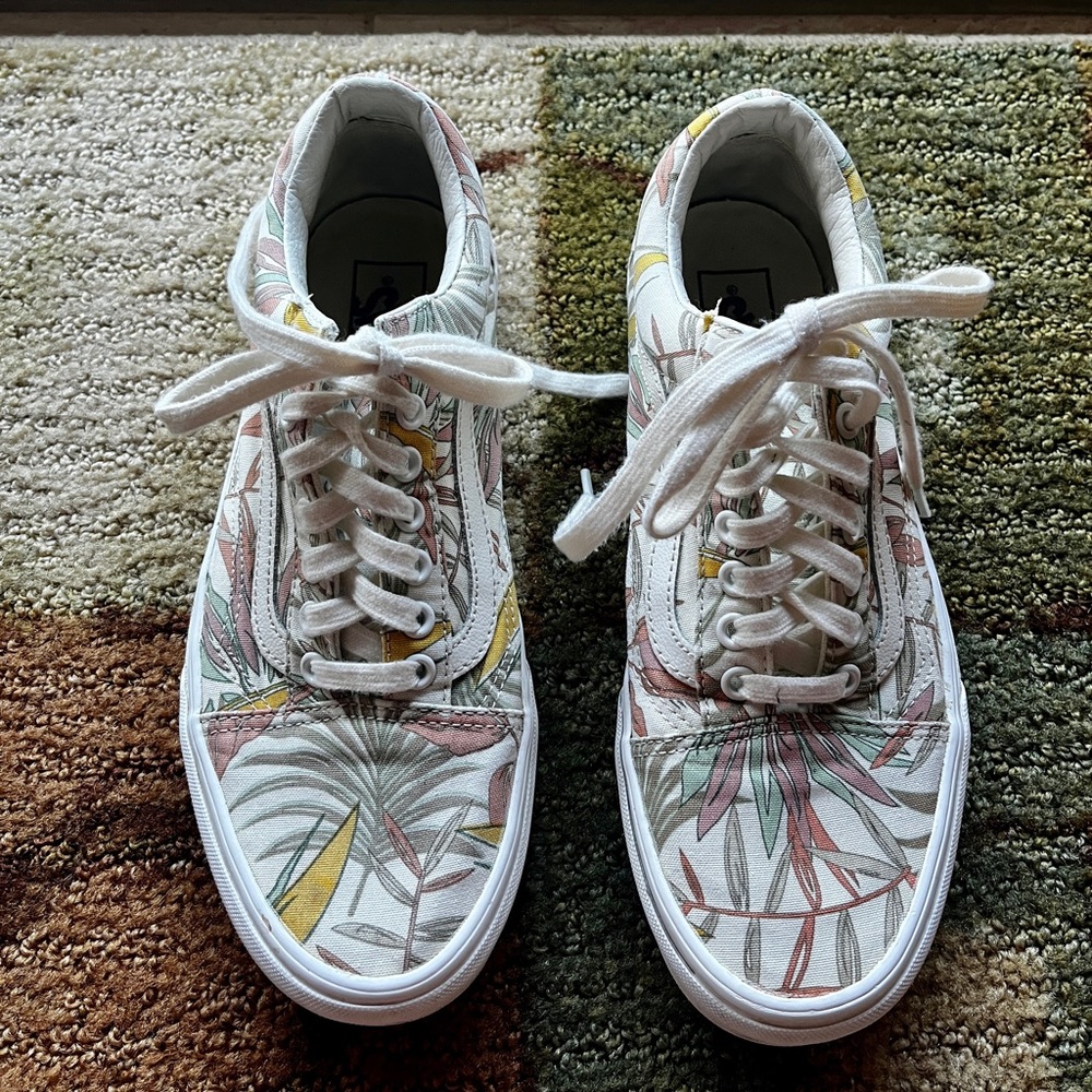 Vans California Floral lace up